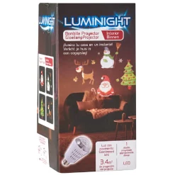 Ampoule LED motif Père Noël sapin renne bonhomme de neige