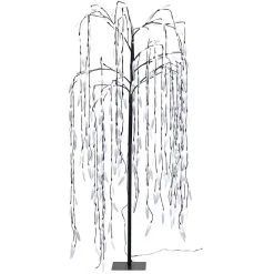 Arbre de Noël Saule pleureur lumineux 320 LED blanc froid H150cm