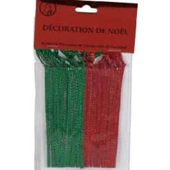 Attache ruban rouge verte x30