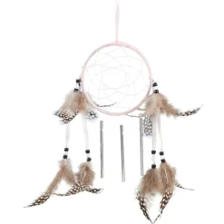 Attrape-rêve de Noël avec plumes à suspendre