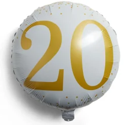 Ballon alu 20 ans Ø46cm