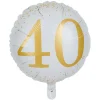 Ballon alu 40 ans Ø46cm