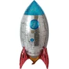Ballon alu fusée H81cm