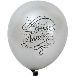 Ballon baudruche x12, motif bonne année