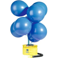 Ballon Bleu x16 avec la pompe bunch