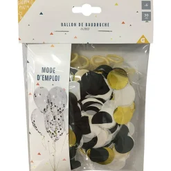 Ballon et ses confettis x6