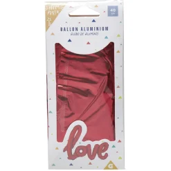 Ballon LOVE en aluminium
