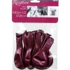 Ballon mariage rouge bordeaux x12