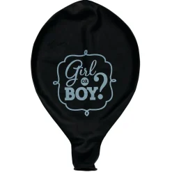 Ballon révélation bébé garçon ou fille baby shower - 2 modèles