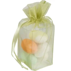 Ballotin à dragées vert x4