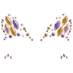 Bijoux visage autocollants Halloween