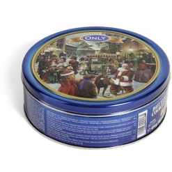 Biscuit au beurre dans une boite métal décor Noël 454Gr