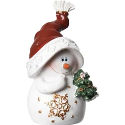 Bohomme de neige à poser en résine