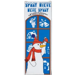 Bombe de neige avec pochoir