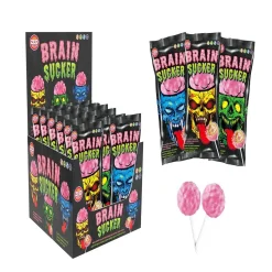 Bonbon Halloween sucette bubble gum