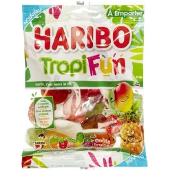 Bonbons Haribo Tropifun goûts fruités