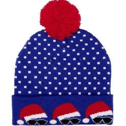 Bonnet de Noël Adulte en tricot lumineux