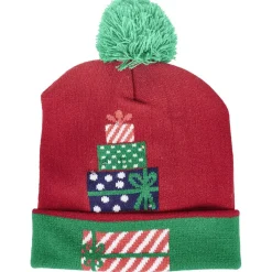 Bonnet lumineux de Noël adulte