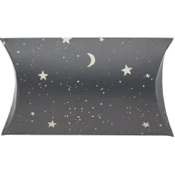 Boîte à cadeau Noël berlingot doré L14X10X3 cm