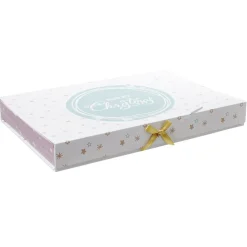 Boîte cadeau Noël Merry Christmas L.34,5 x l.24 x H.4 cm