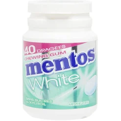 Boîte chewing gum Mentos Menthe verte 40 dragées