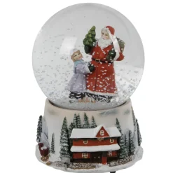 Boule de neige musicale en verre