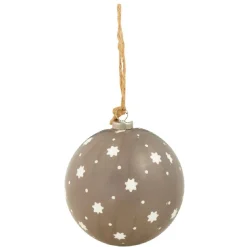 Boule de Noël à fleurs