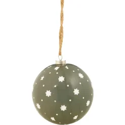 Boule de Noël à fleurs