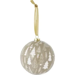 Boule de Noël assortie rose et doré Ø8cm - 3 modèles