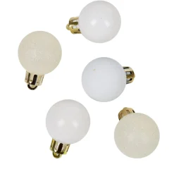 Boule de Noël blanche x12