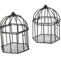 Cage à dragées noire x2
