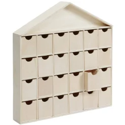 Calendrier de l'Avent 24 cases en bois
