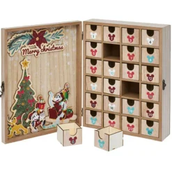 Calendrier de l'avent à remplir Disney Mickey en bois