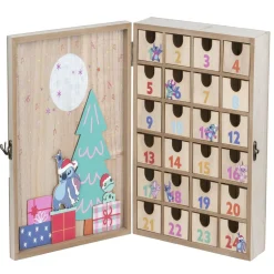 Calendrier de l'Avent en bois à remplir Disney Stitch 24x30cm