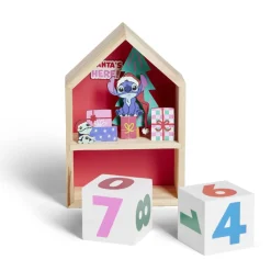 Calendrier Disney Stitch en bois H17cm