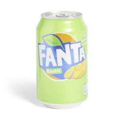 Canette Fanta boisson pétillante exotique 33cl