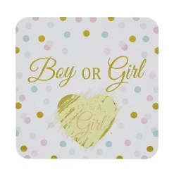 Carte à gratter révélation fille ou garçon x6 - 2 modèles