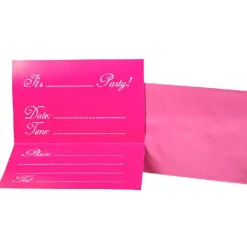 Carte invitation Princesse Disney x6