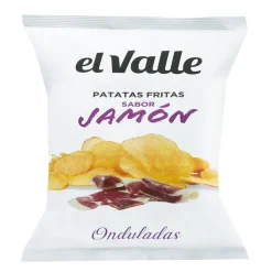 Chips ondulées El Valle saveur jambon 130g