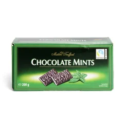Chocolats noir fourrés à la crème de menthe 200Gr