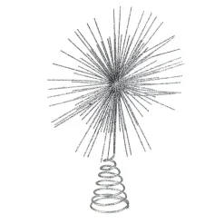 Cimier tête de sapin Noël étoile scintillante