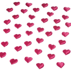 Coeur en mousse rose fuchsia x40