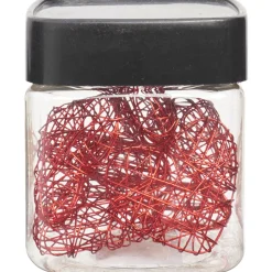 Coeur métal rouge x7