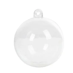Contenant forme boule en plastique x9