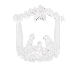 Crèche à suspendre en verre H7,5cm - 6 modèles