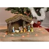 Crèche de Noël et ses 6 figurines