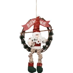 Décoration de Noël couronne porte