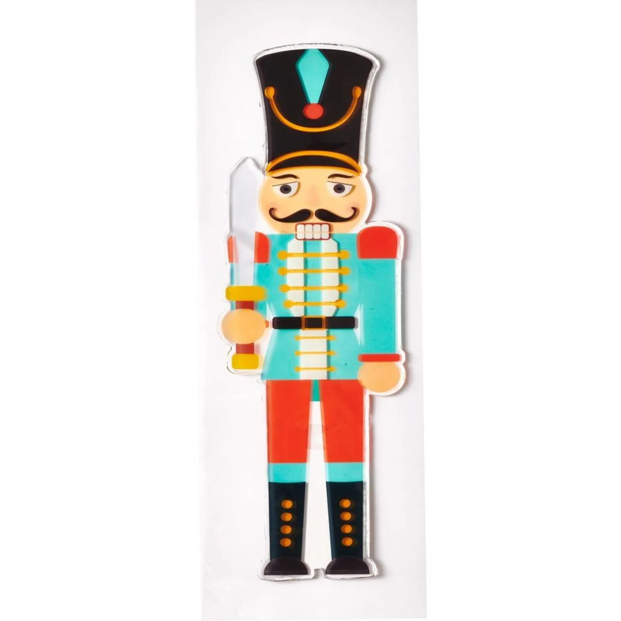 Décoration de Noël pour fenêtre petit soldat