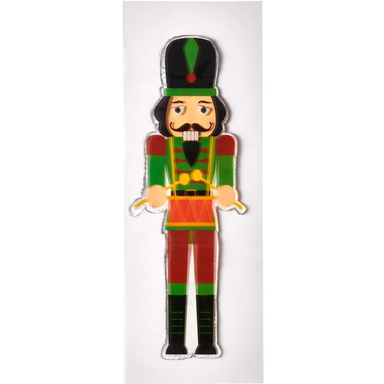 Décoration de Noël pour fenêtre petit soldat