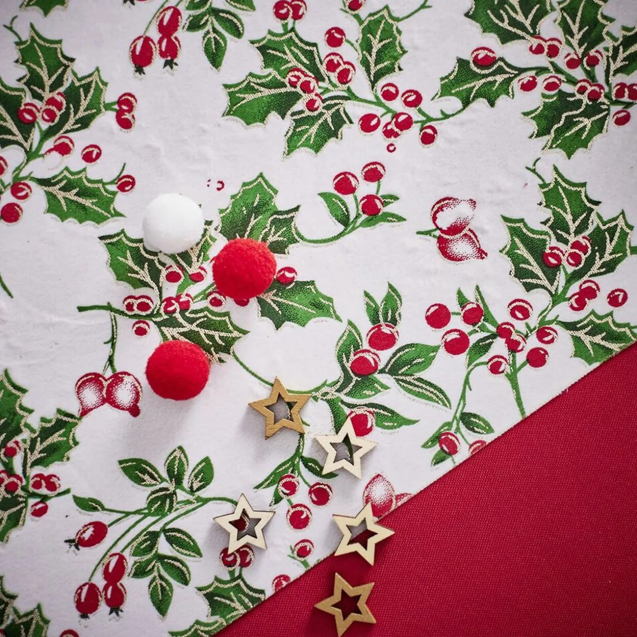 Décoration de table forme étoile dorée 20 pièces